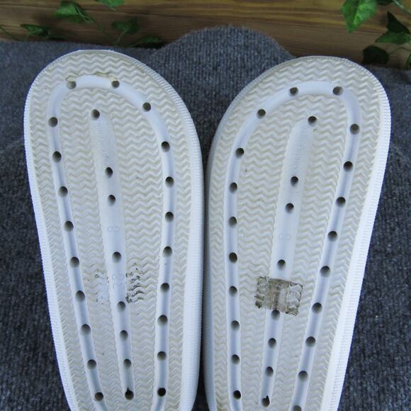 MIA Girl Women's Chunky Slide White Synthetic Sz 8 Medium Gently Used 2025 - Picture 6 of 6